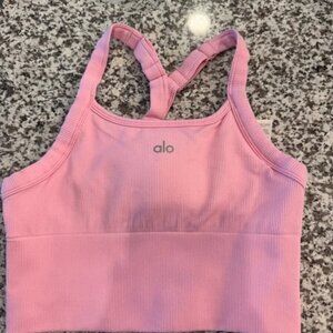 Alo Seamless Ribbed Favorite Bra Tank